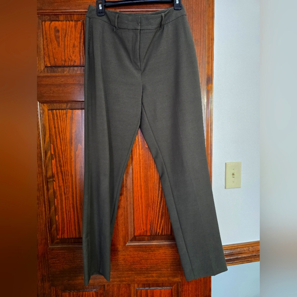 WHBM Slim Trouser, Oliver Green, sz 6